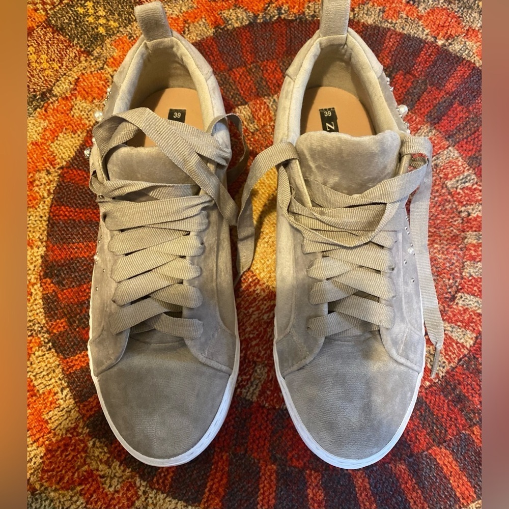 Zara Trafaluc Gray shoes - Picture 8 of 10